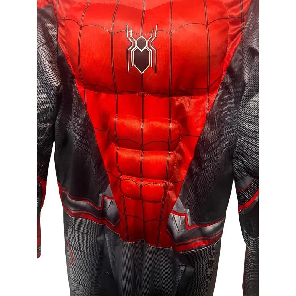 Spider Man Costume Boys Size 7/8 Complete Set Mask & Gloves - Picture 4 of 10